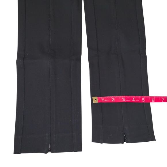 MAEVE by ANTHROPOLOGIE   NWT  Black Ankle Zip Pants Size 0 High Rise Slim Leg - Picture 14 of 15